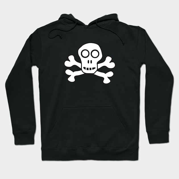 Skull and Crossbones Hoodie by FruitflyPie